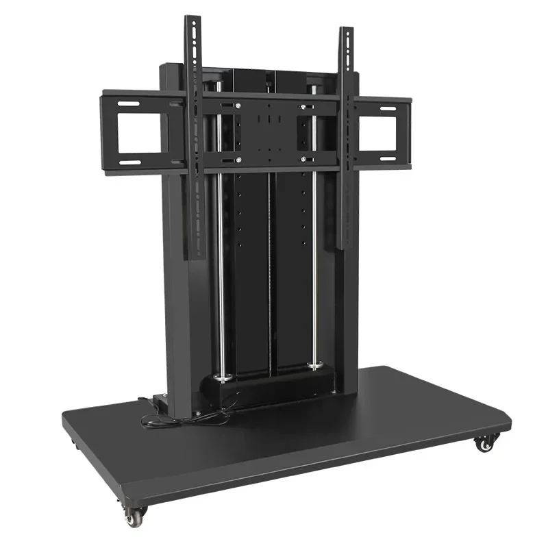 Modern Motorized TV Lift TV Cart  - 0 Inch Screen Tv Bracket Adjustle Mobile Stand Remote Co