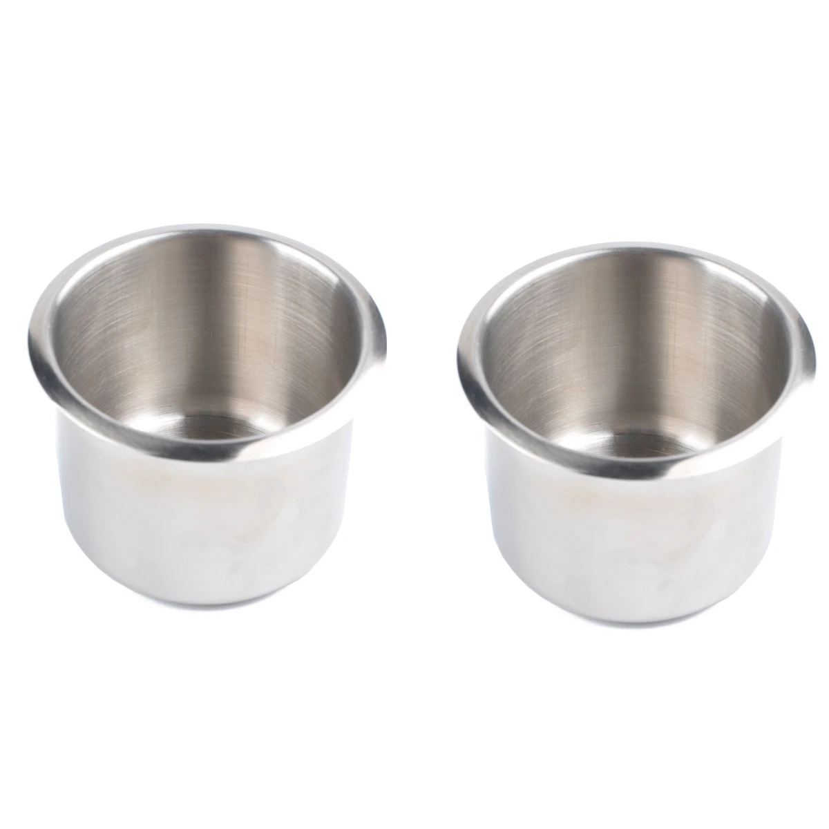Dependable-2PCS Marine Boat Yacht RV Recessed Cup Drink Can Holder Stainless Steel Drop-In Cup Holder