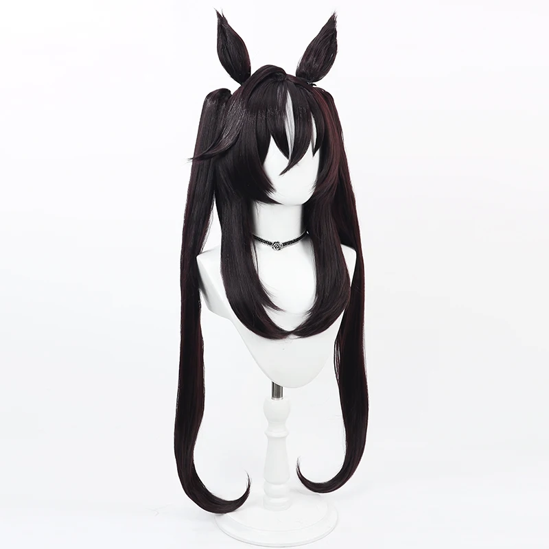 Anime Uma Musume Pretty Derby Tosen Sho Cosplay Wig Ponytail Anime Roleplay Party Costume Prop Synthetic Hair