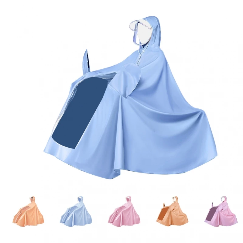 AliExpress DOACT Cycling Rain Poncho Electric Battery Cycle Raincoat Cycling Rain Poncho Long Full Body Reusable Rain Poncho Rain Poncho Raincoat