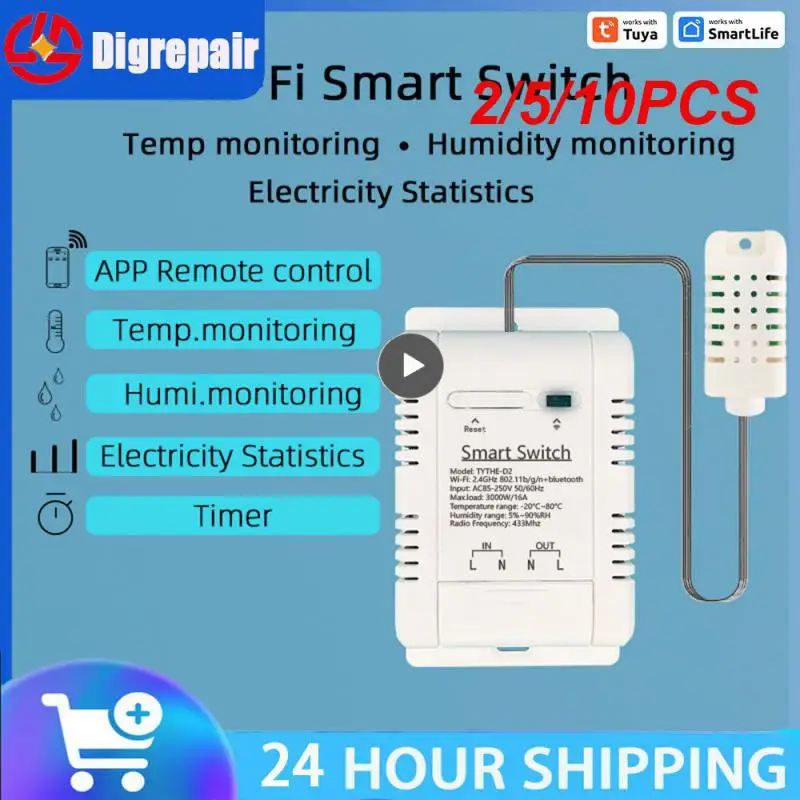 

2/5/10 шт., беспроводные переключатели Wi-Fi