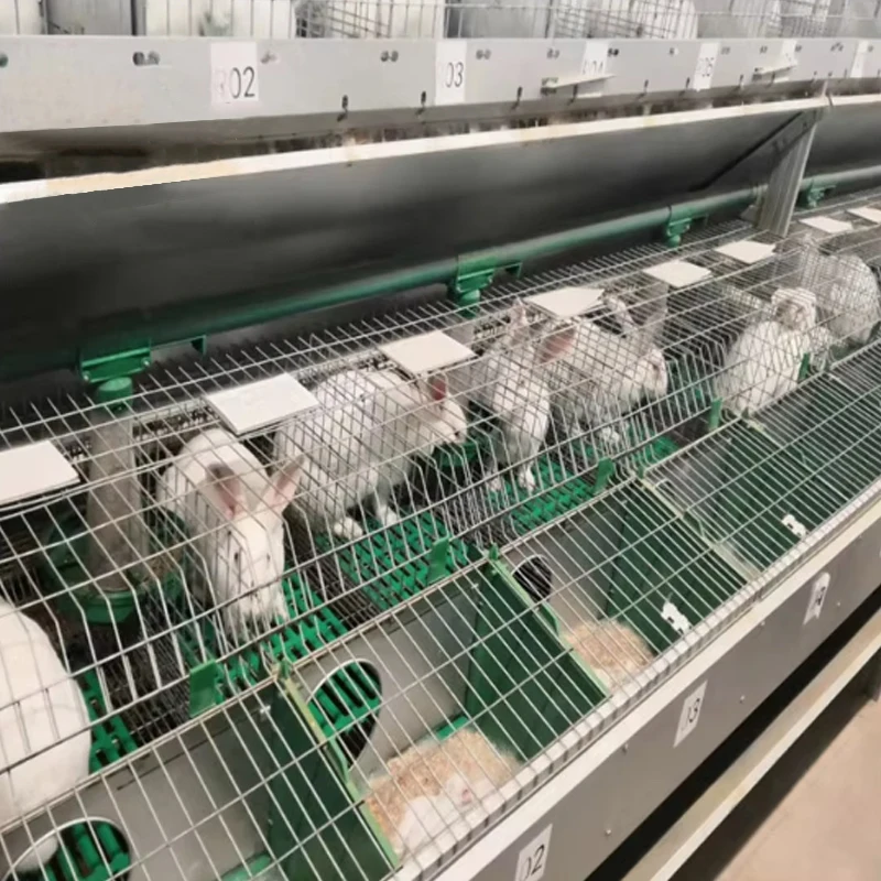 Competitive Price Hot Sale Wire Metal Breeding Rabbit Cage With Feeder