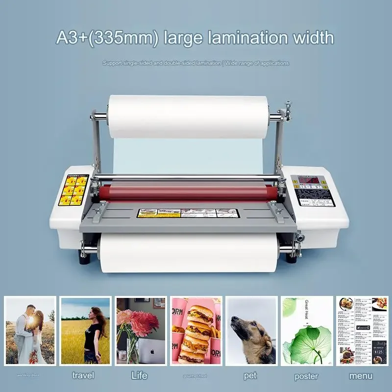 Photo Album Hot Cold Laminator Machine for Documents and Photos