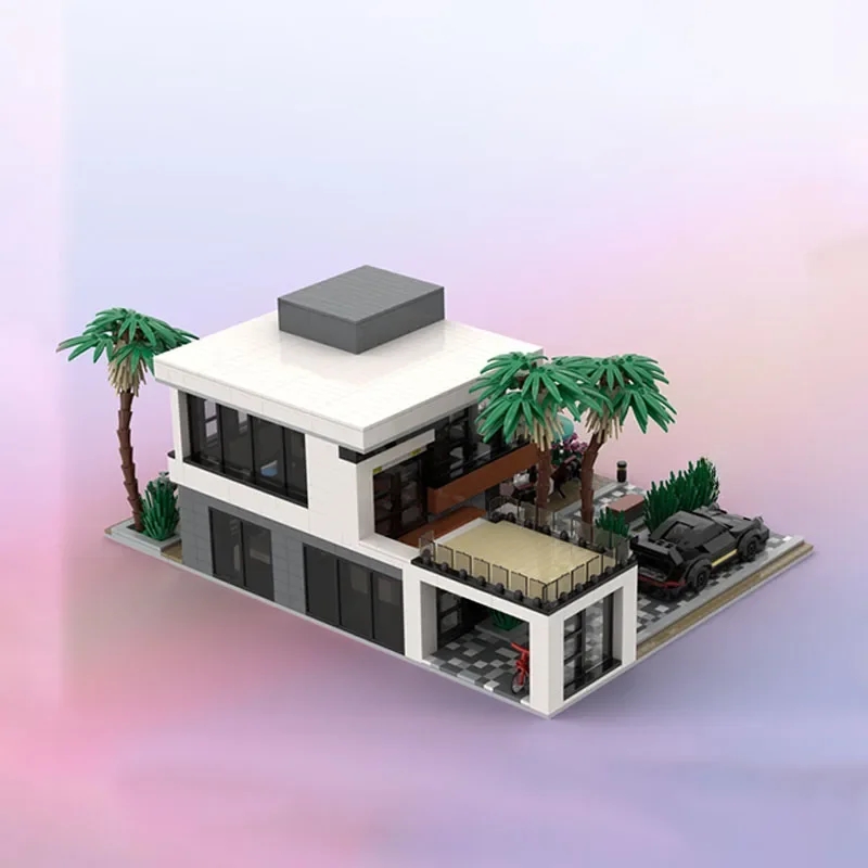 3156PCS Moderno Personalizzato Hous FAI DA TE Building Blocks Giocattolo Educativo Migliorare La Creatività Del Capretto Abilità Operativa MOC Regalo Di Compleanno Blocchi