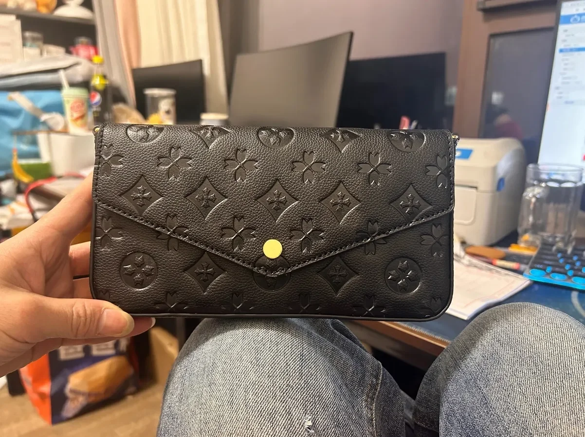 

top quality Cross body Tote envelope bag 3piece Multi Felicie Pochette Chain Bags gym Women men M61276 Messenger luxury Designer Purse brown Flower leather handbags