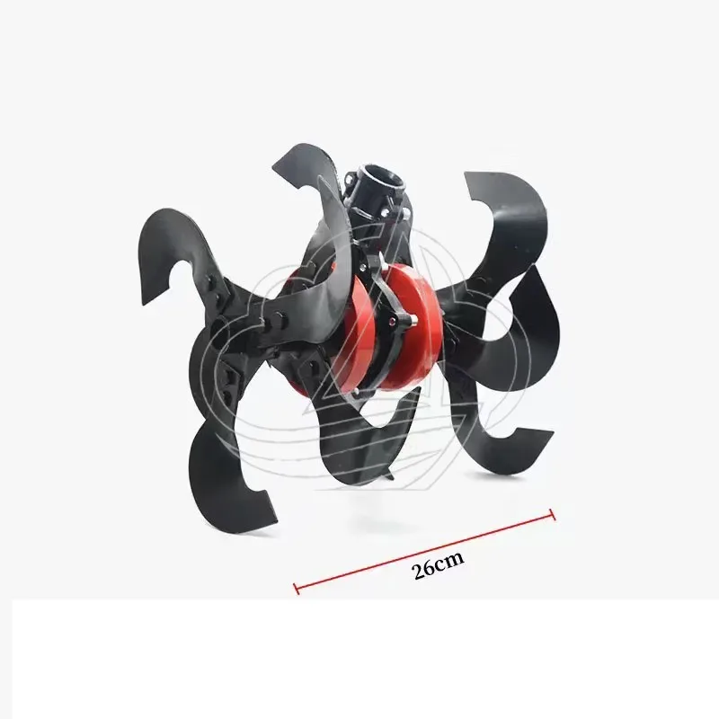 Garden Brush Cutter Multi-Function Head, Weeder, Soil Loosening & Mini Tiller Cultivator Replacement Working Head Parts