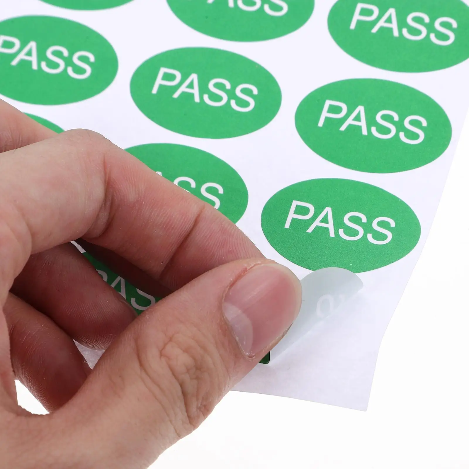 2000 Pcs Circle Stickers Tested Decals Summer Passed Labels Inspection Tag Small Qc