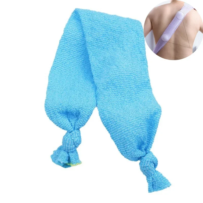 Strong Mud Removing Shower Bath Cloth Exfoliating Back Scrubber with Massage Nodes Personal Care Body Cleaning Bathroom Tool