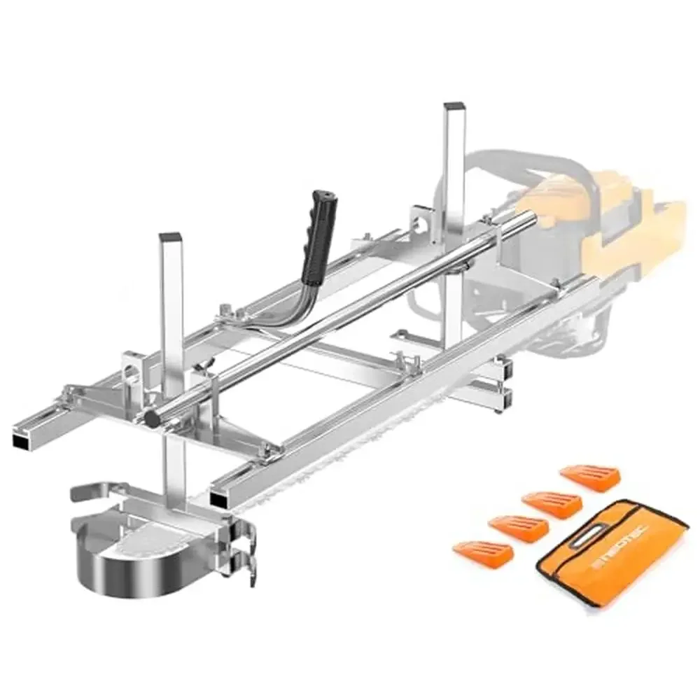 

36" Portable Chainsaw Mill Kit Planking Gas Powered Custom-Sized Lumber High-Quality Materials Large Cutting Capacity Portable