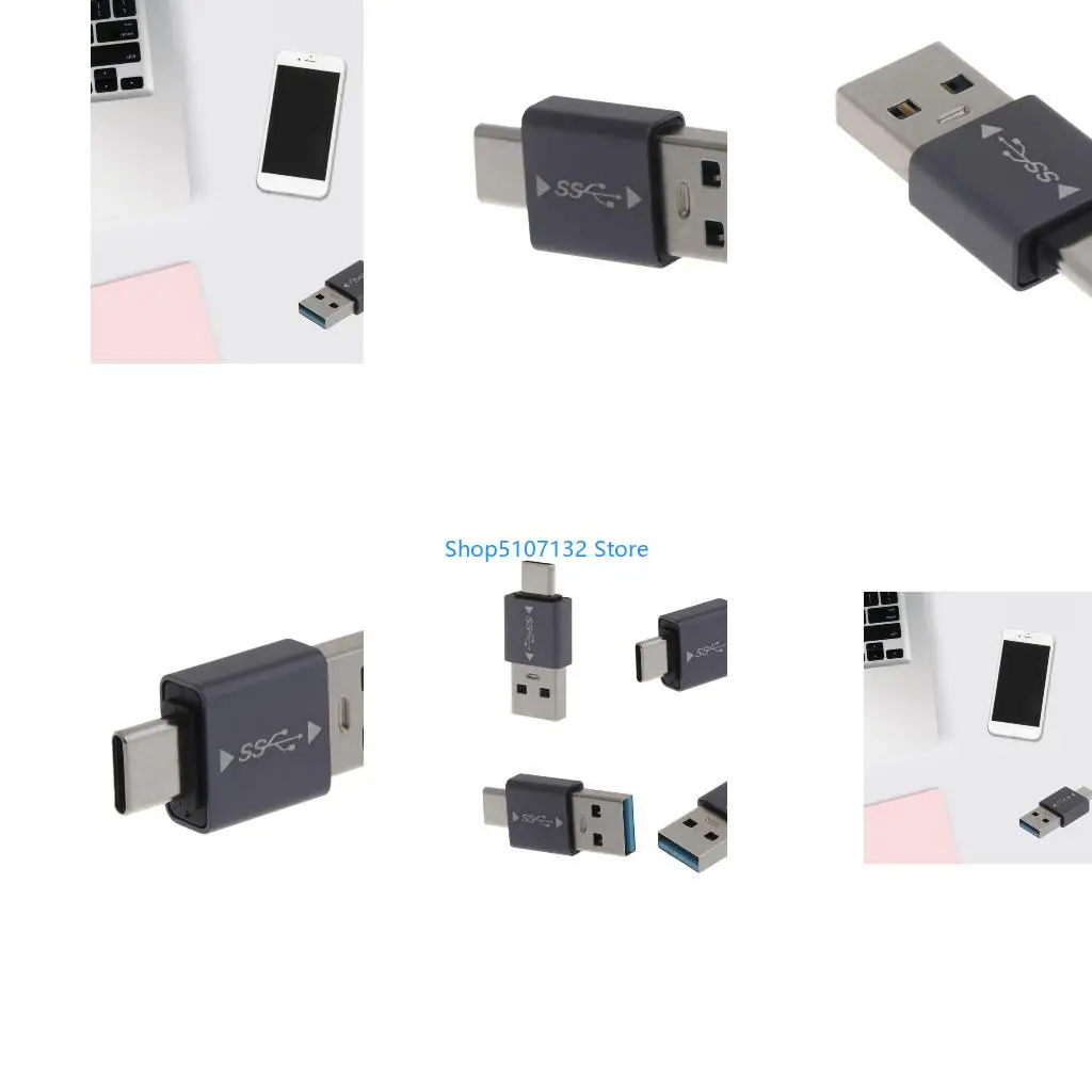 87HD 10Gbps USB3.0 Male to Type C Male Adapter Super Speed Data Sync Charging Adaptor