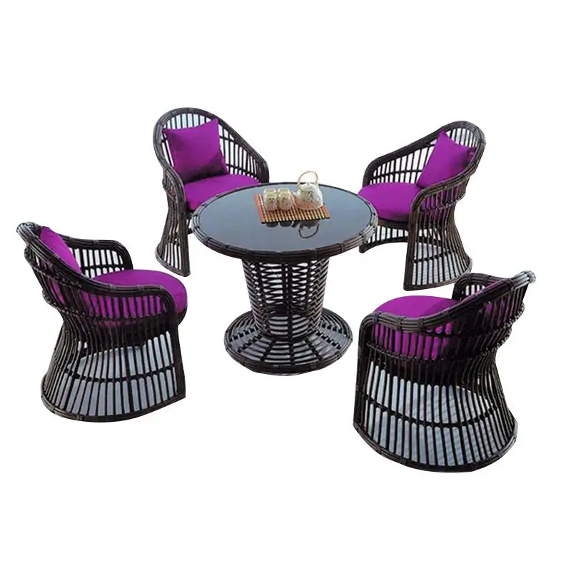 

Балконные столы и стулья, современный простой стул для отдыха на открытом воздухе, креативный стул из ротанга, одиночный небольшой журнальный столик, комбинированная терраса