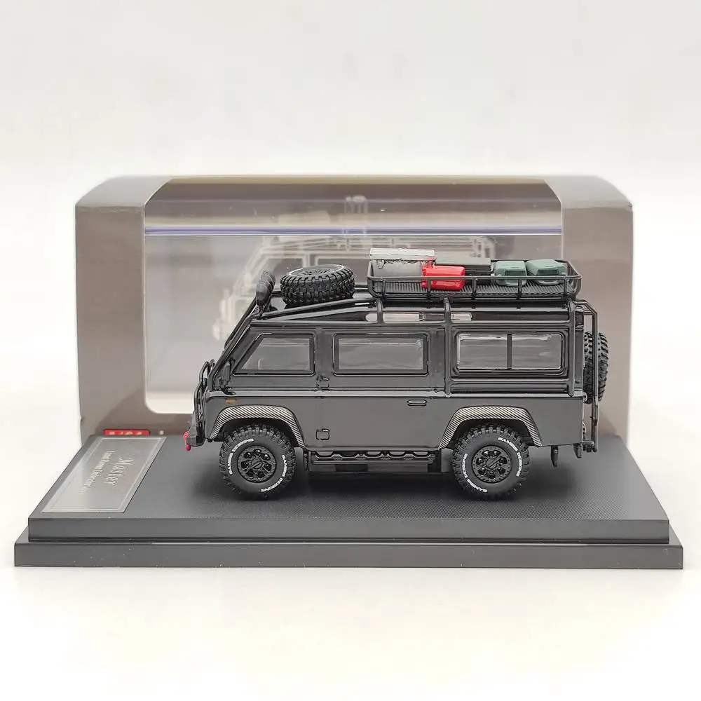 Master 1:64 Defender Van Camp Diecast Toys High-End Simulation Model Car Miniature Vehicle Hobby Collectible Gifts