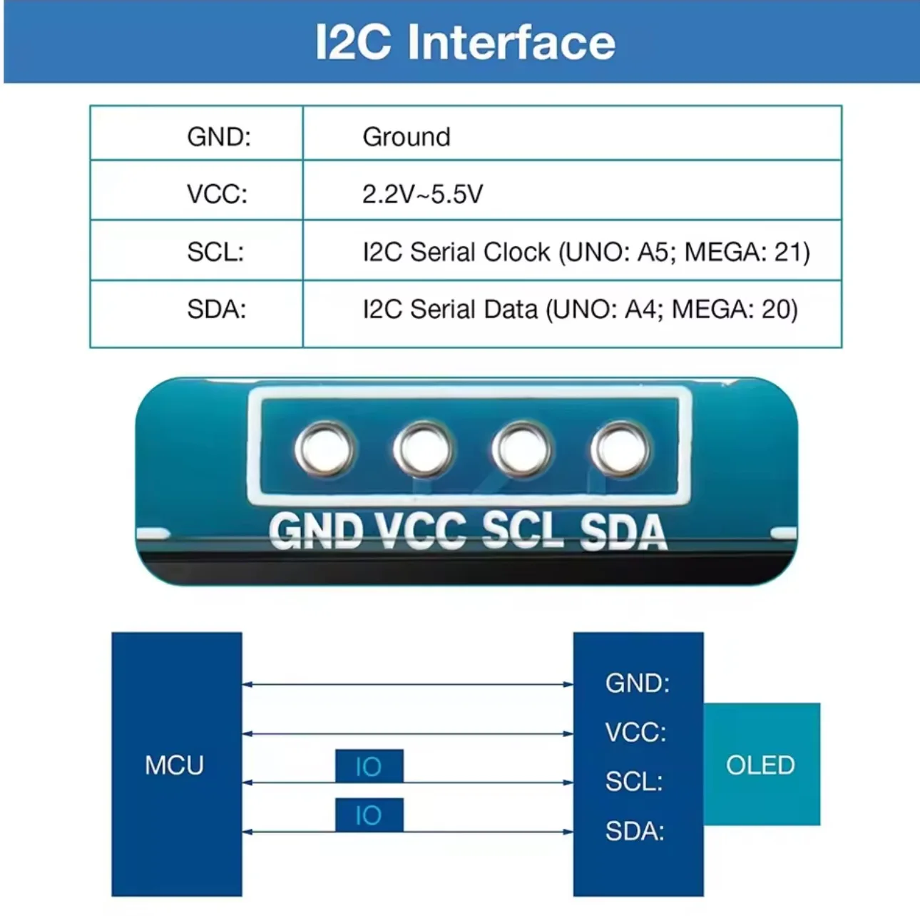 0.96 بوصة OLED وحدة عرض SSD1306 I2C IIC SPI المسلسل 128X64 LCD 4 دبوس أصفر أزرق أبيض أزرق لاردوينو