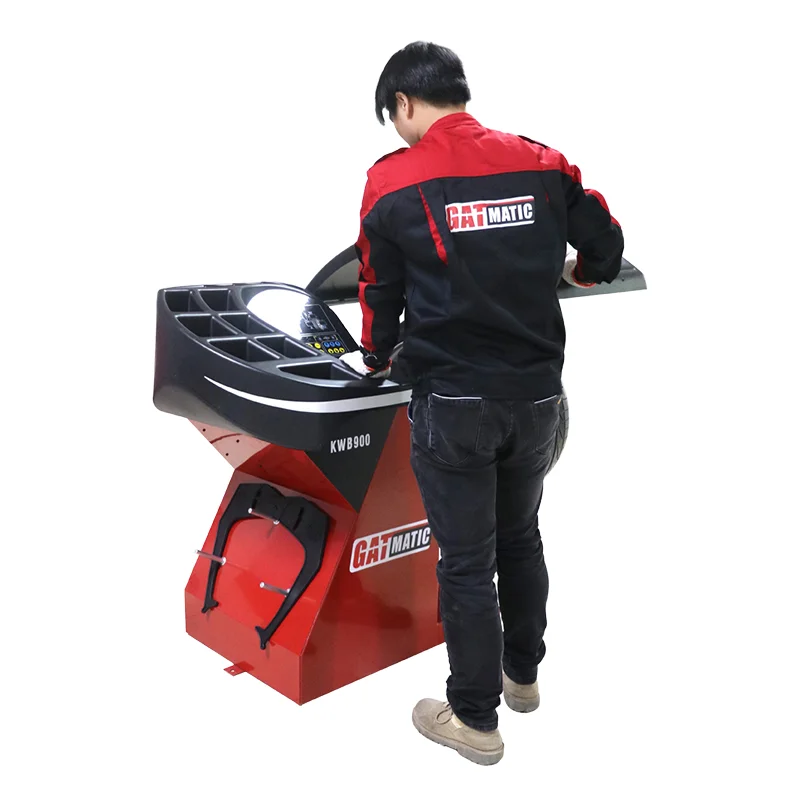 KWB900 Wheel Balancing Machine Automatic D Data 1g Precision Graphic Digital Display 1000mm Max Wheel Diameter Workshop