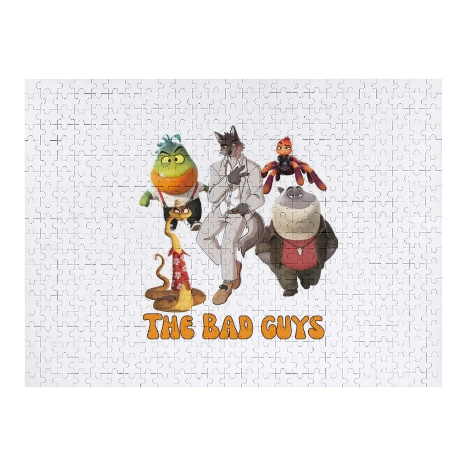 

Пазл The Bad guys, деревянные животные для взрослых, персонализированные игрушки, персонализированные головоломки с детскими предметами