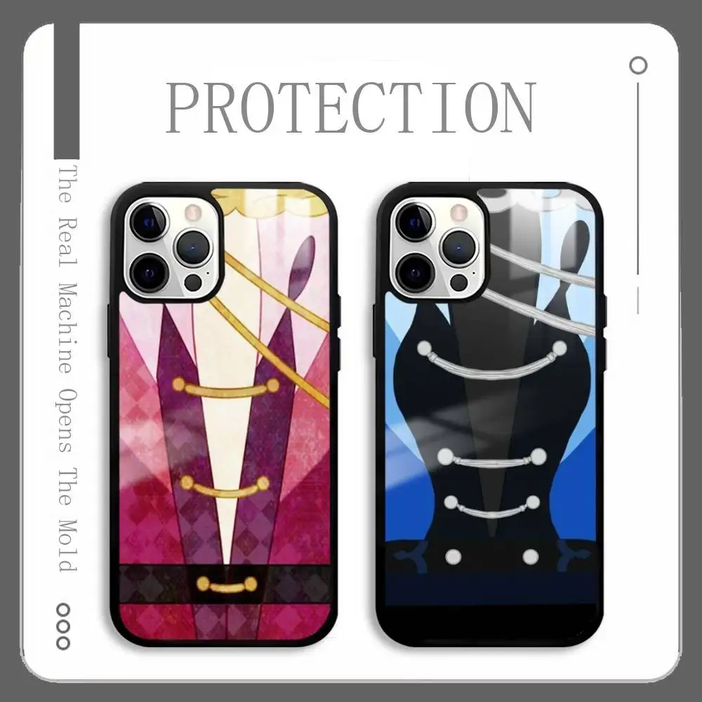 

Y-Yuri On ICEEs Anime Trend Phone Case For IPhone 16 15 14 13 12 11 Pro Max Plus Mini Plus Hard Mirror Surface Protect Funda