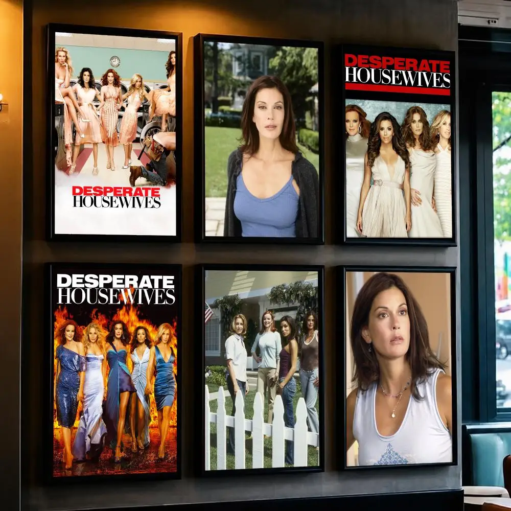 tv series D-Desperate Housewives-S Poster Minimalist Wall Sticker for Cafe Office Bar Home Decor and Gift
