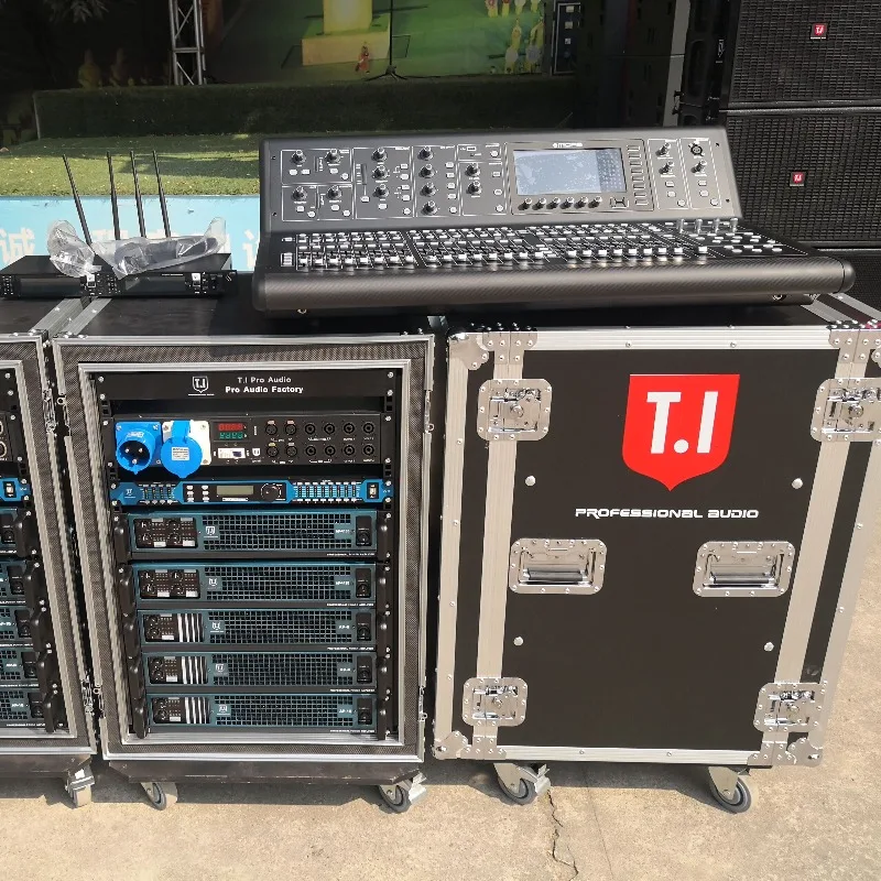 32 Channel Digital Mixer Console, Professional DJ Audio Equipment for Party and Live Music Show