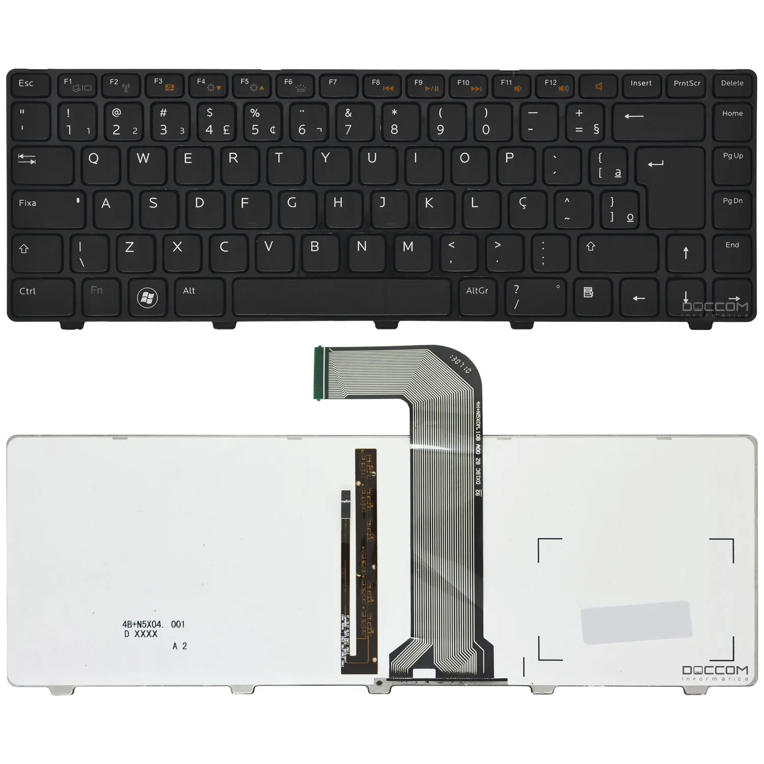 Compatible Keyboard Notebook Dell Xps 15 L502x P11f N76j4 V119525bk 03cx0g 0p3ch7 0yvx4c Backlit