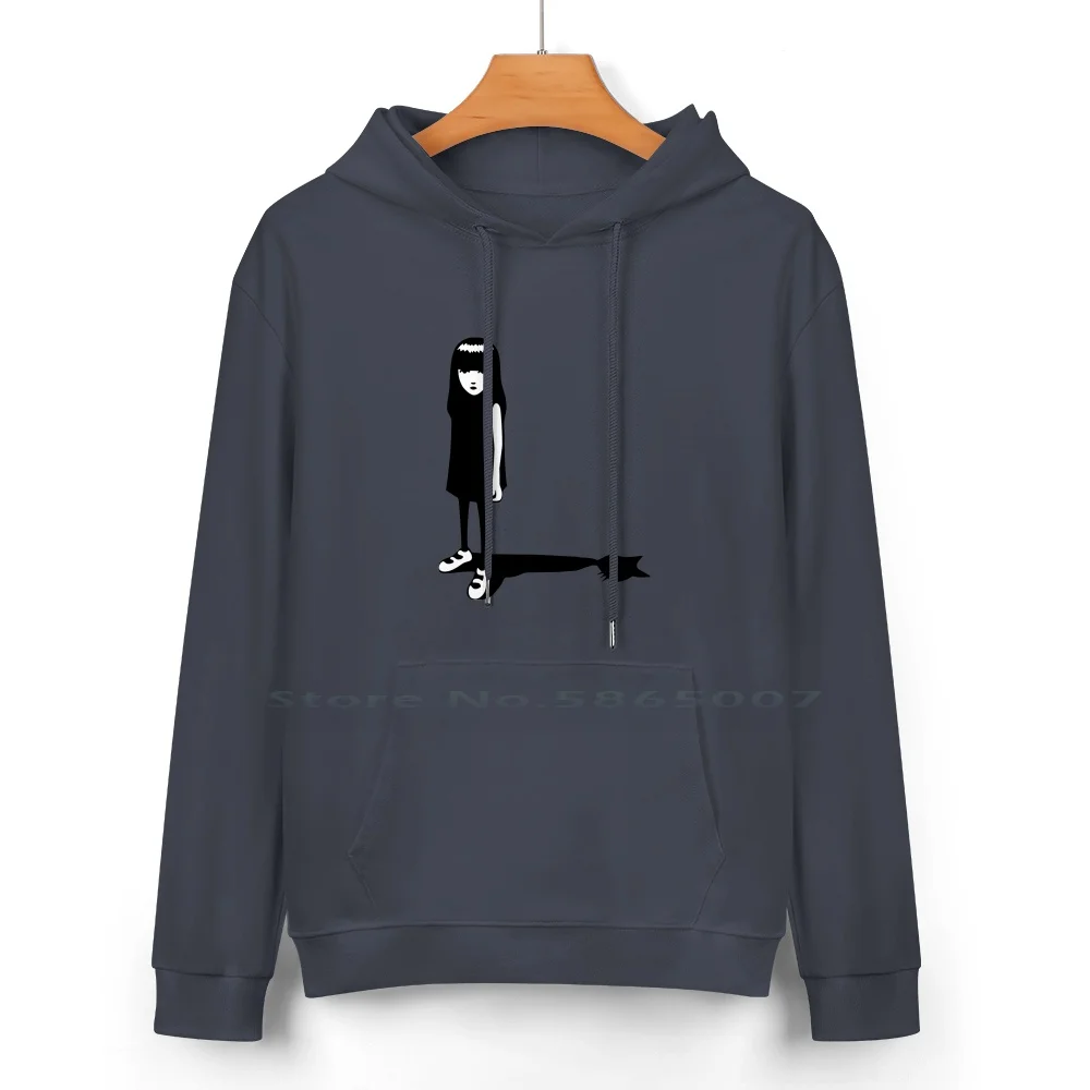 Emily The Strange , Black Cat Shadow Cotton Hoodie Sweater 24 Colors Emily The Strange Depop Y2k Aesthetic Mall Goth Egirl