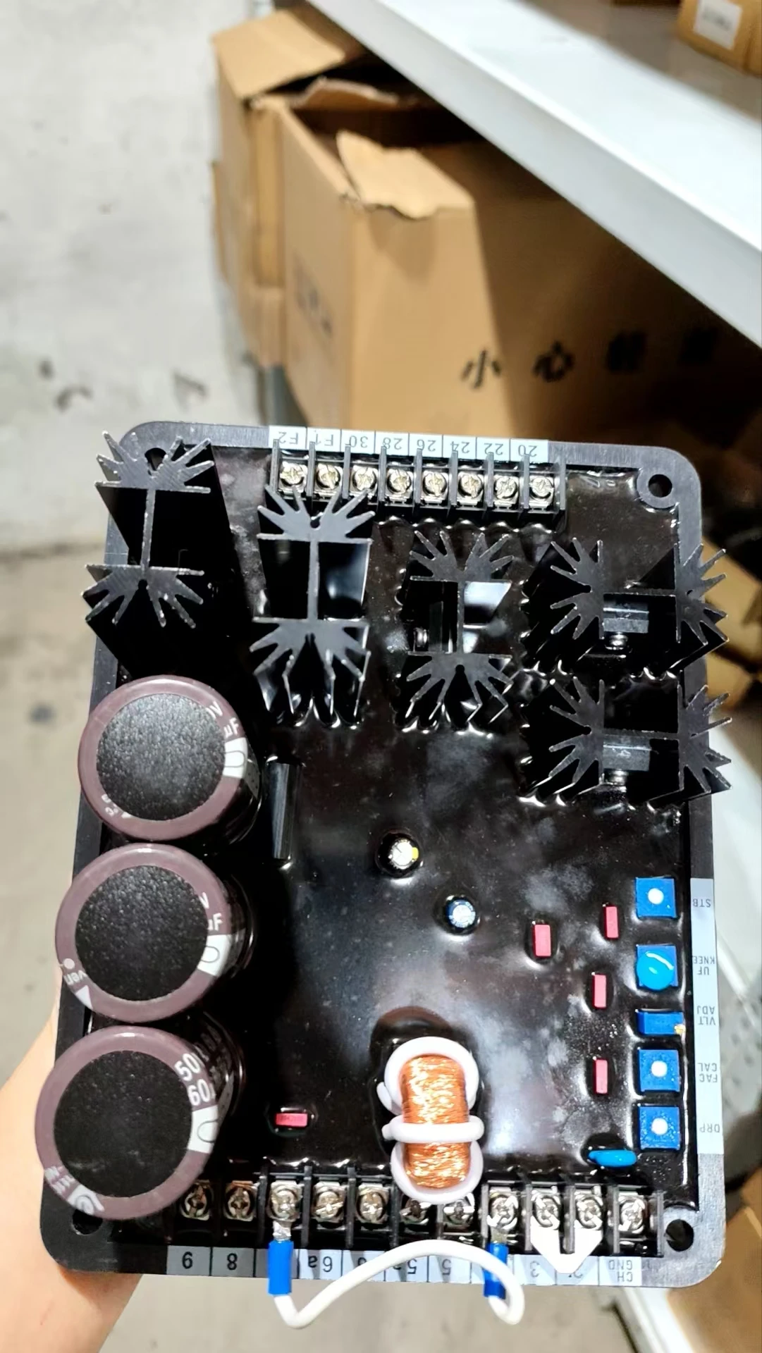 VR6 Replicas 365-2076 , Red Capacitors, Automatic Voltage Regulators, Electrical Equipment, Alternator Stabilizers, Spare Parts.