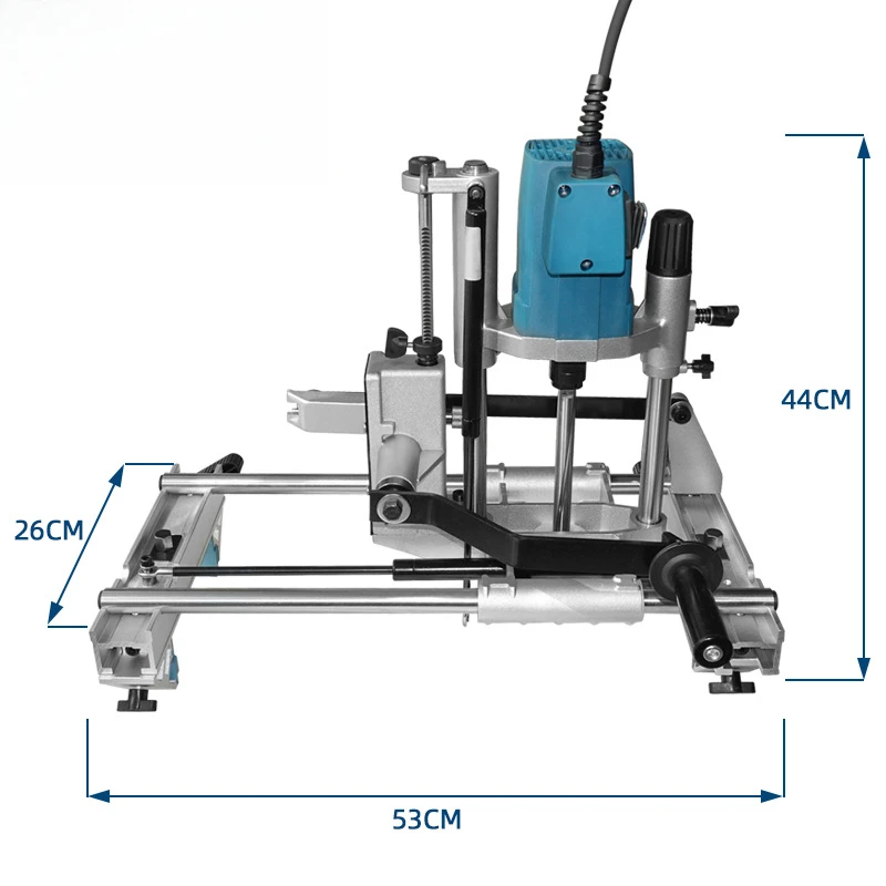 Portable 220V Wooden Door Lock Hole Opener Tenon Machine Hand Mortise Drill Portable Wood Door Lock Mortising Machine
