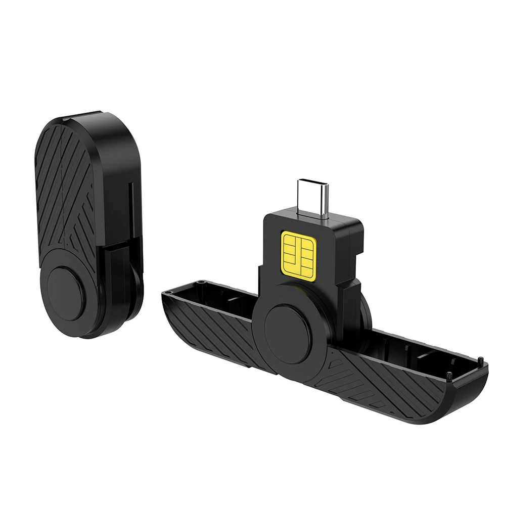 CAC-kaartlezer ATM-kaart Visa-lezer Draagbare USB-kaartlezer Type-C ID voor SIM-chip ID-kaart voor Government ID ActivClient AKO