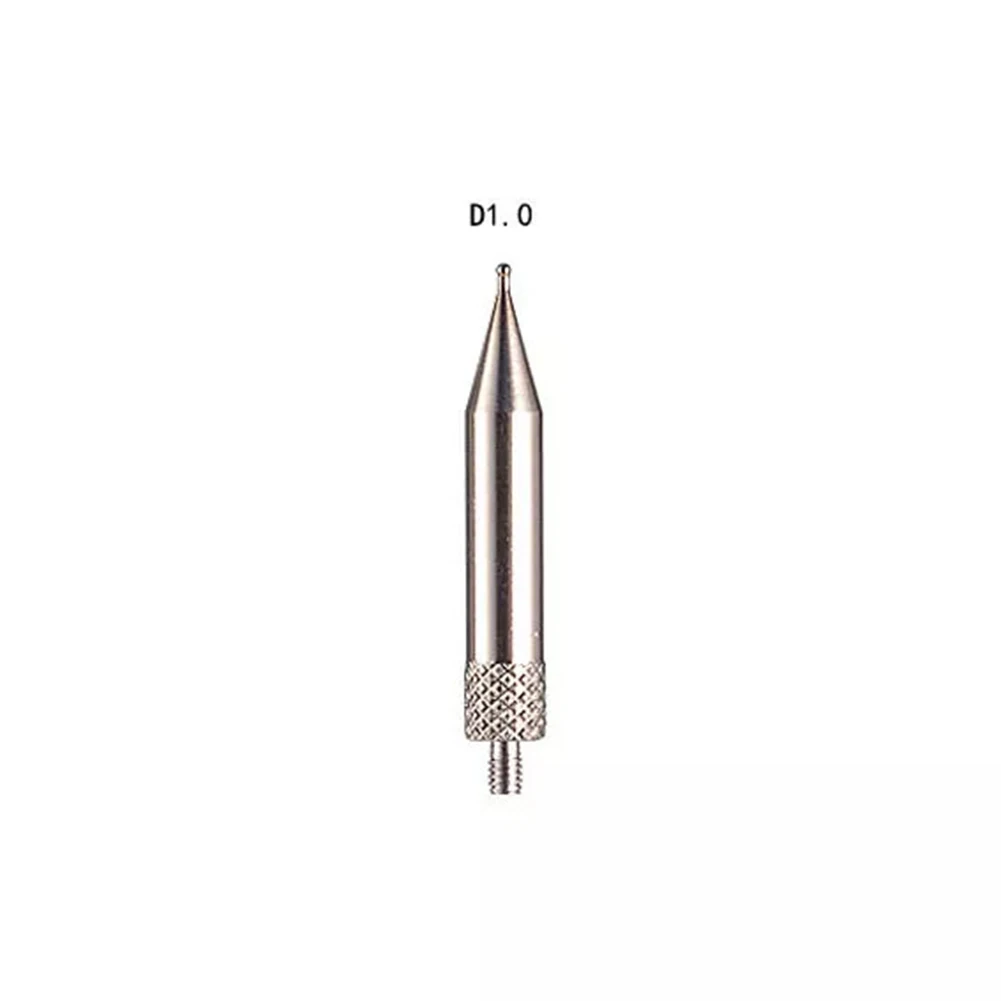 1pcs M2.5 Threaded Shank Contact Point For Dial Indicator Carbide Ball Tool 30mm Length Carbide Dial Gauge Contact Point 1-6mm