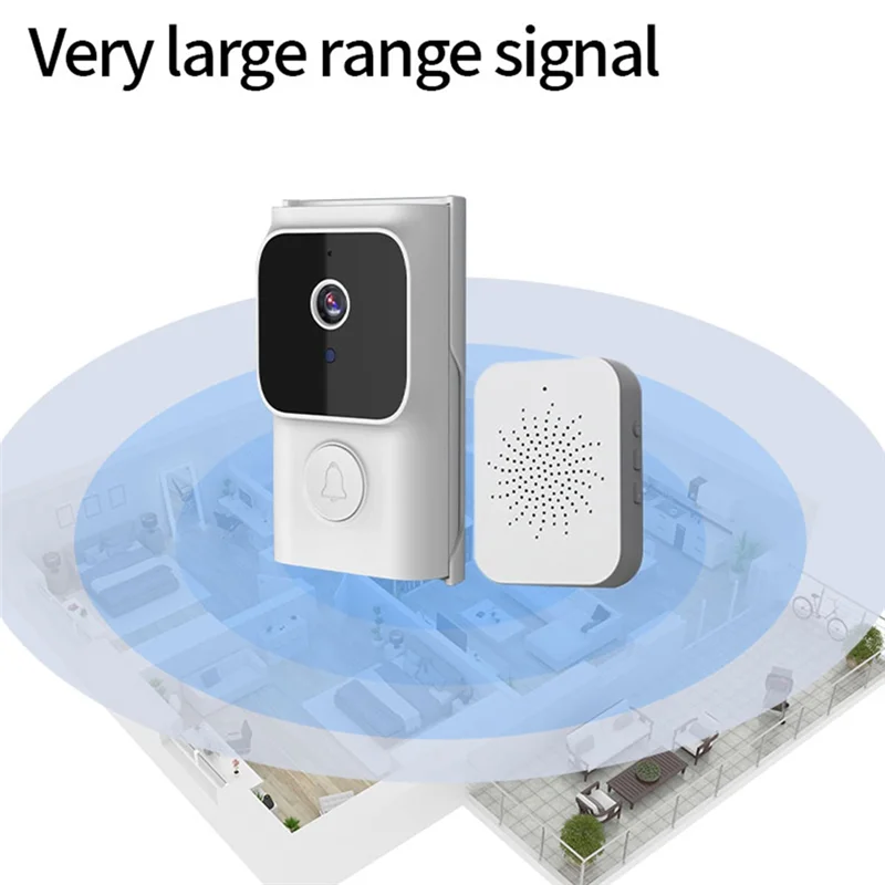 ABGN Tuya APP تخزين سحابي مجاني جرس باب واي فاي استهلاك منخفض الباب البصري ثقب الباب فيديو العين ليلة PIR مراقبة الباب الأمني
