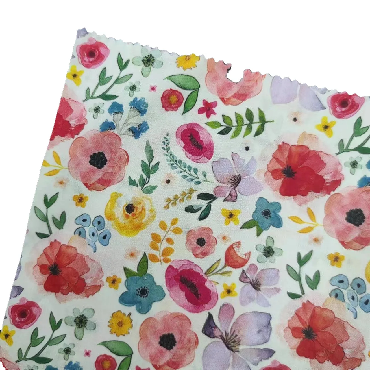 Unisex 140x50cm Oil Painting Flower Pattern Children's Dress Shirt/Pajamas Sewing Cloth Fresh Simple Design for Kids