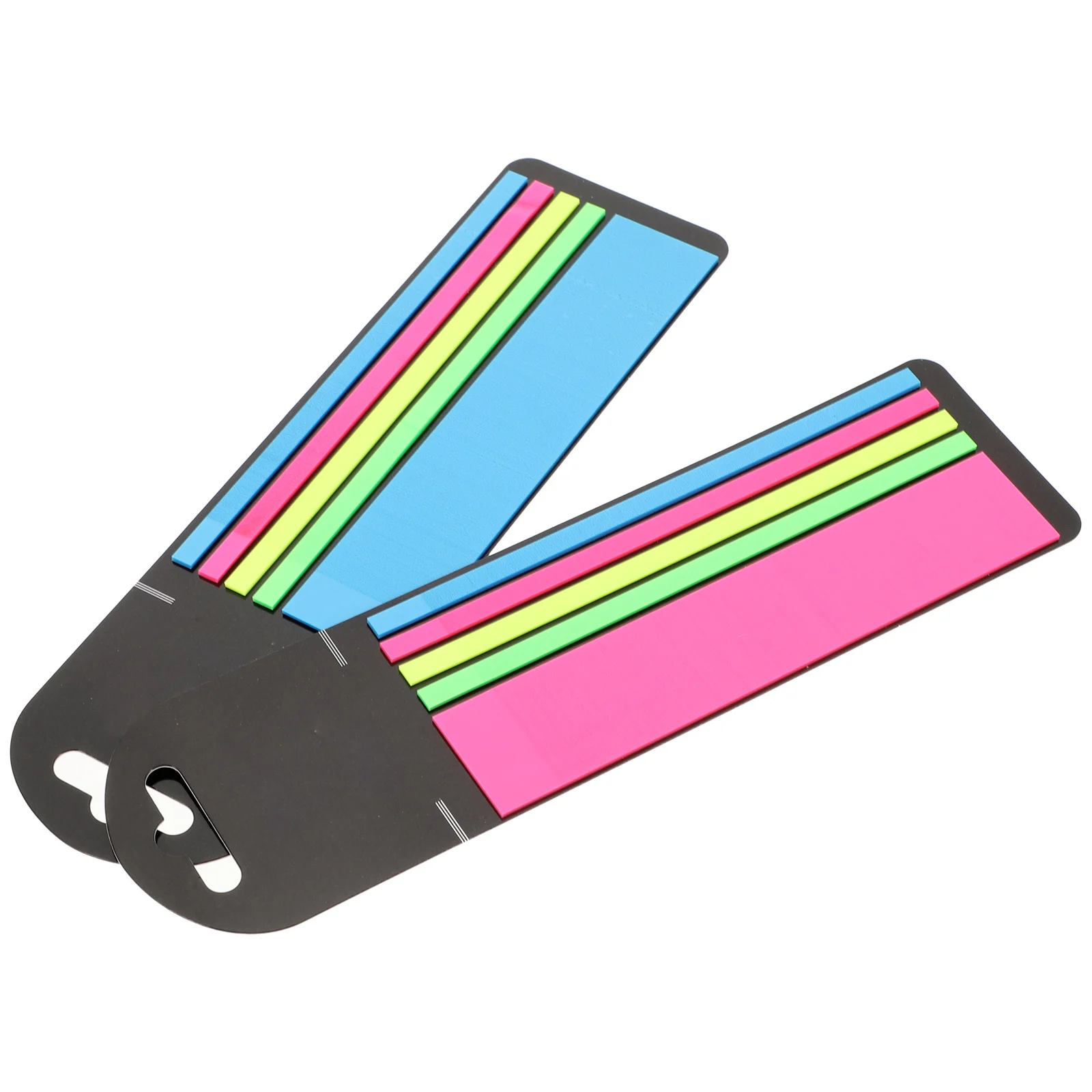 

2 Boxes Fluorescent Index Stickers Colorful Reading Highlight Strips Sticky for Kids Teachers Fluorescent Page Marker