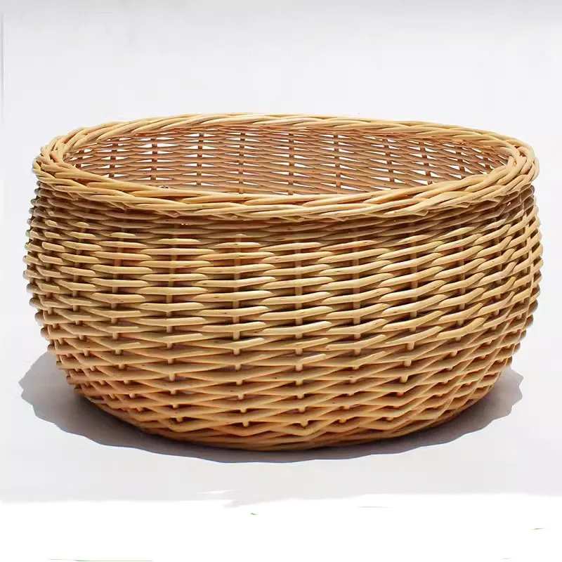 

Handmade Storage Box Woven Baskets Picnic Rattan Basket Wicker Small Fruit Vegetable Toys Storage Box