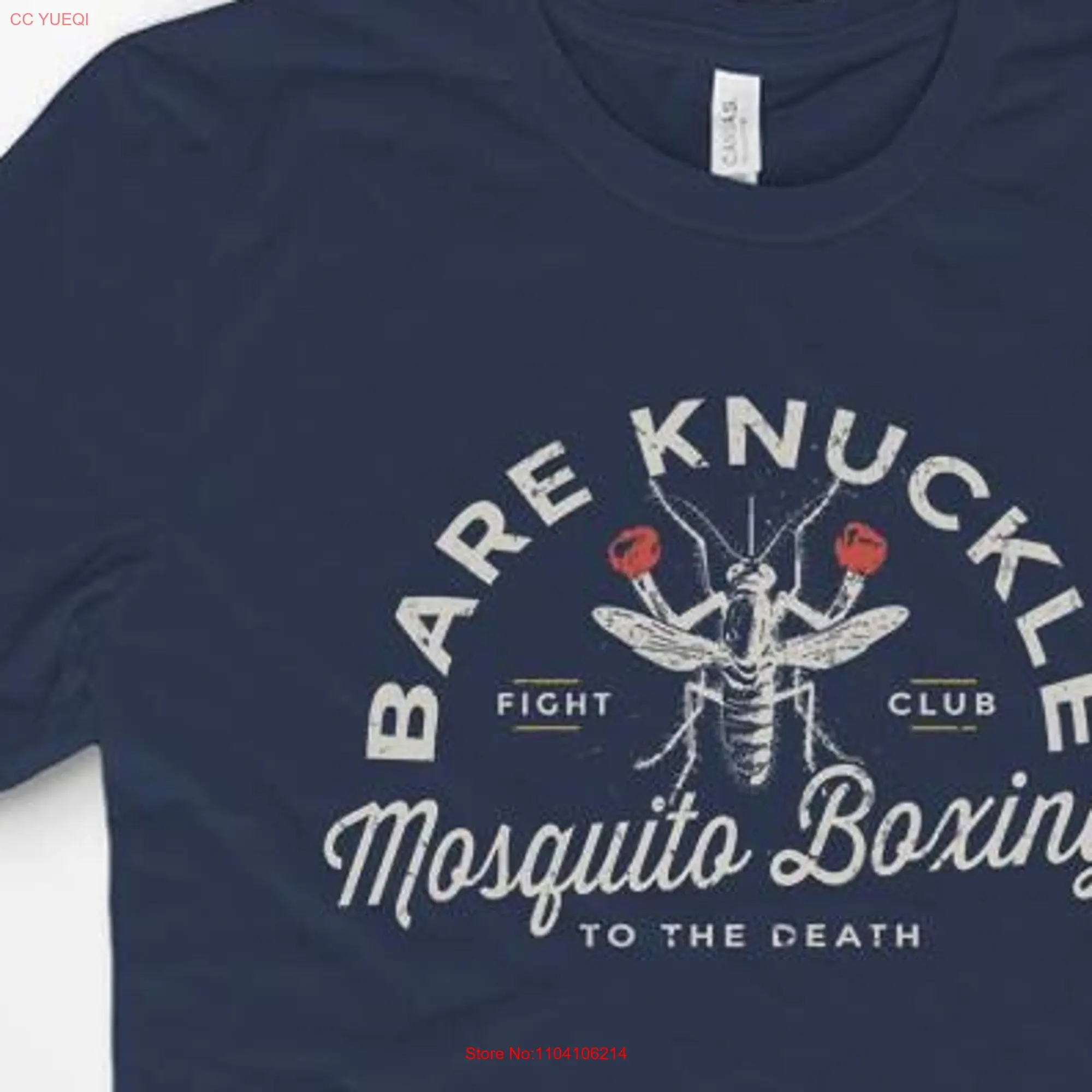 Bare Knuckle Mosquito Boxing T Shirt Vintage Gym Premium long or short sleeves