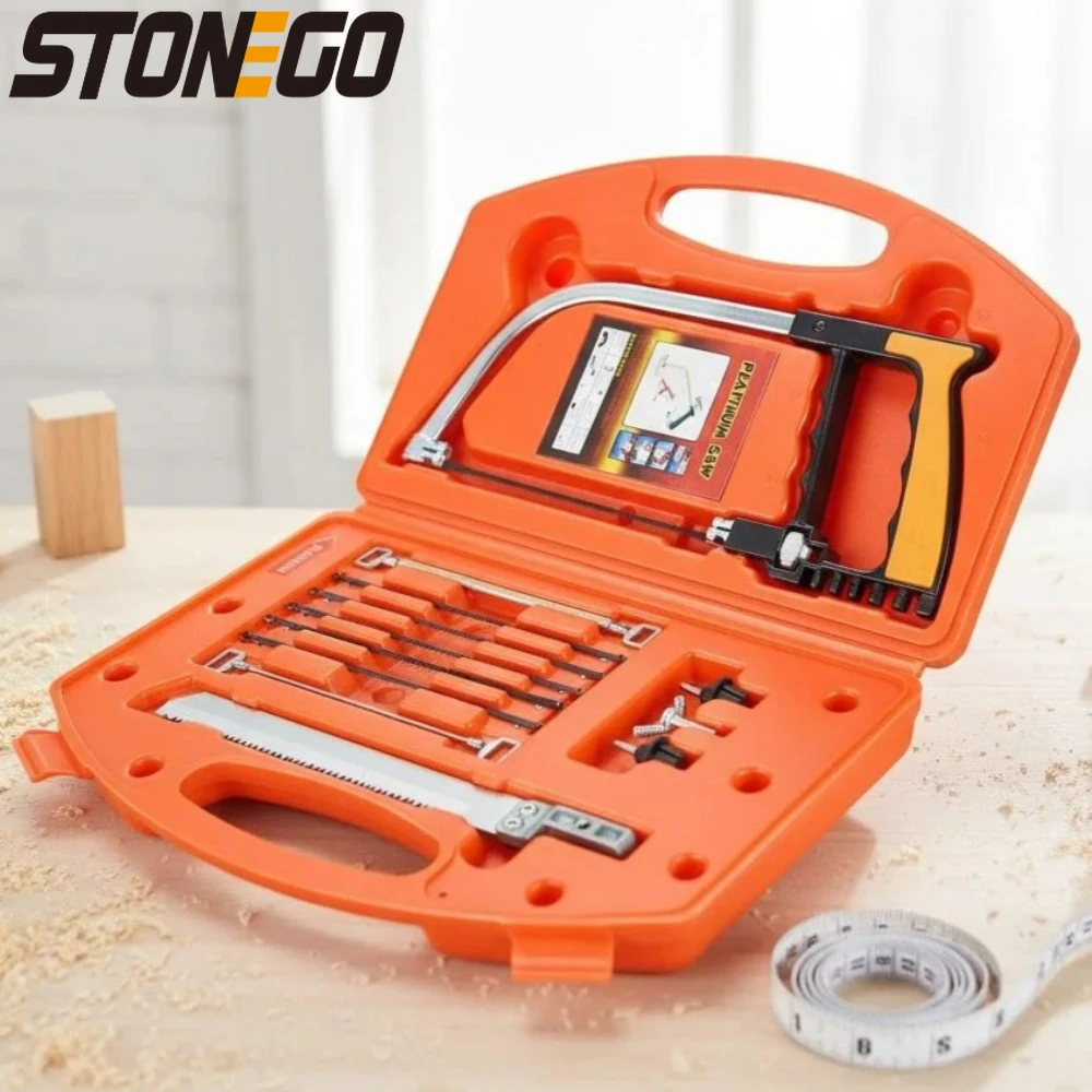 STONEGO 7-in-1 Magic Handsaw Multifunctional Mini Hand Saw for Woodworking DIY Hacksaw Tile Saw