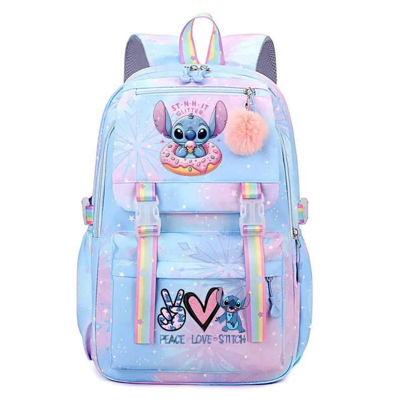 Lilo And Stitch Backpacks Women Backpack Female Travel Bag Backpacks Schoolbag for Teenage Girls Bookbag Mochila