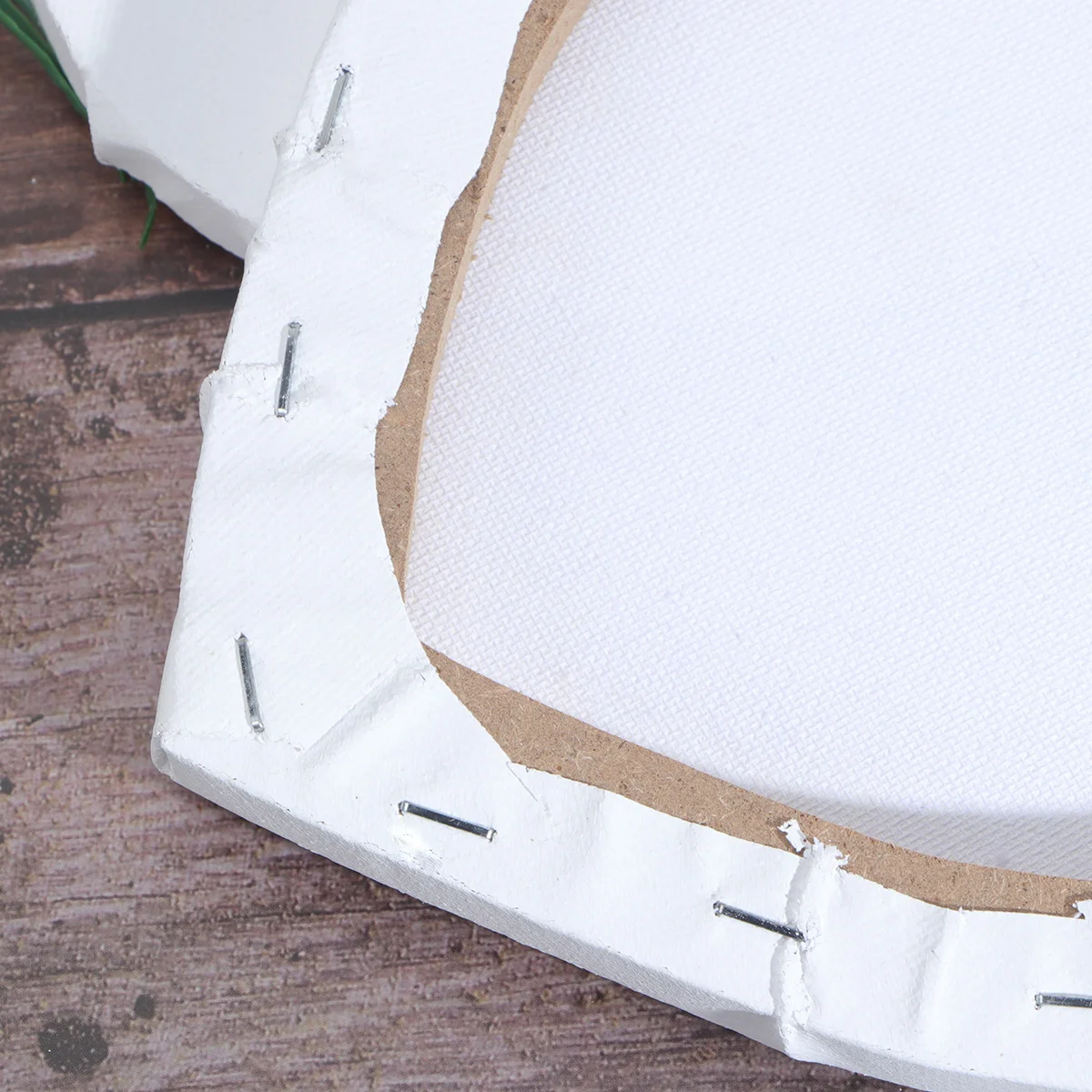 

2pcs Heart Shaped Oil Painting Canvas Wooden Frame 20Cm Cotton Drawing Board For Diy Art Craft Creative Gift Idea