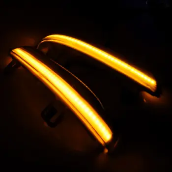 ANGRONG Pár dynamických LED směrových světel vnějšího zrcátka pro VW Golf 5 MK5 6 Plus Passat EOS 10 nejlepší prodej Směrové světlo do zrcátka pro VW Golf 5 - №5
