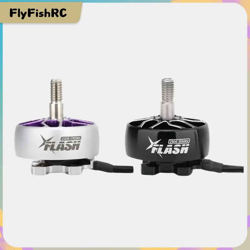 

FlyFishRC Flash 2306 1750KV 2550KV Совместимый 5-6-дюймовый пропеллер для RC FPV Racing Drone Freestyle
