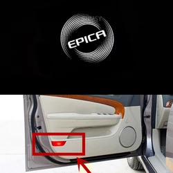 2Pcs LED Car Door Projector Welcome Light Ghost Shadow Courtesy Lamp For Chevrolet Epica 2007 2008 2009 2010 2011 2012 2013