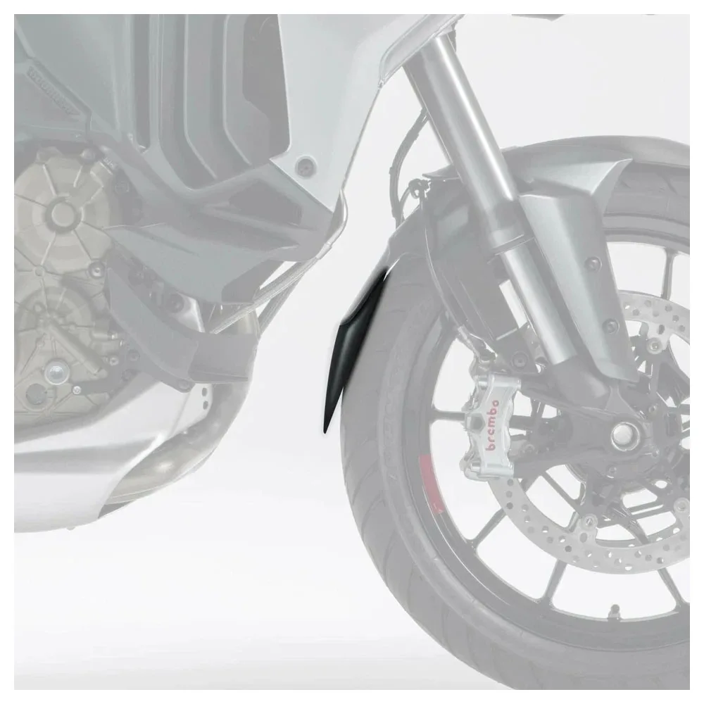 مناسبة ل Ducati Multistrada V2/V2S 2025 الجبهة الحاجز تمديد واقي من الطين حامي دراجة نارية الملحقات جديد أسود