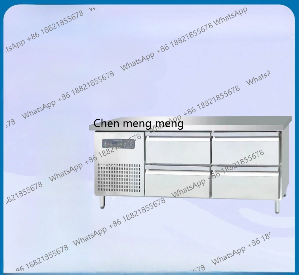 

Drawer Kitchen Worktop Freezer Restaurant Hotel Workbench Customizable Size and Drawer Freezer