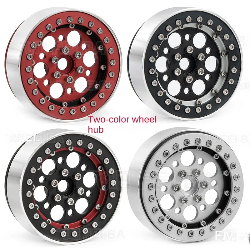 

2.2 Inch Metal Alloy Wheels for 1/10 RC Crawler Car AXIAL SCX10 III AX103007 Traxxas TRX4 Defender Bronco DIY Accessaries