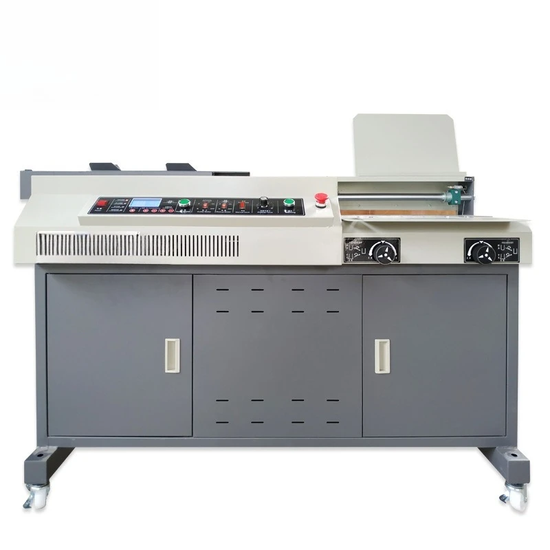 Hot melt adhesive installation machine, automatic a3a4 book binding machine