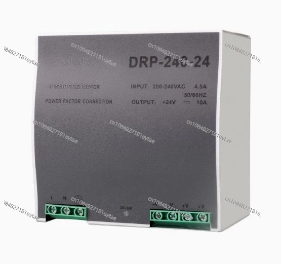 

DRP-240-24 24V 10A 240W Industrial Power Supply AC DC 85-264VAC