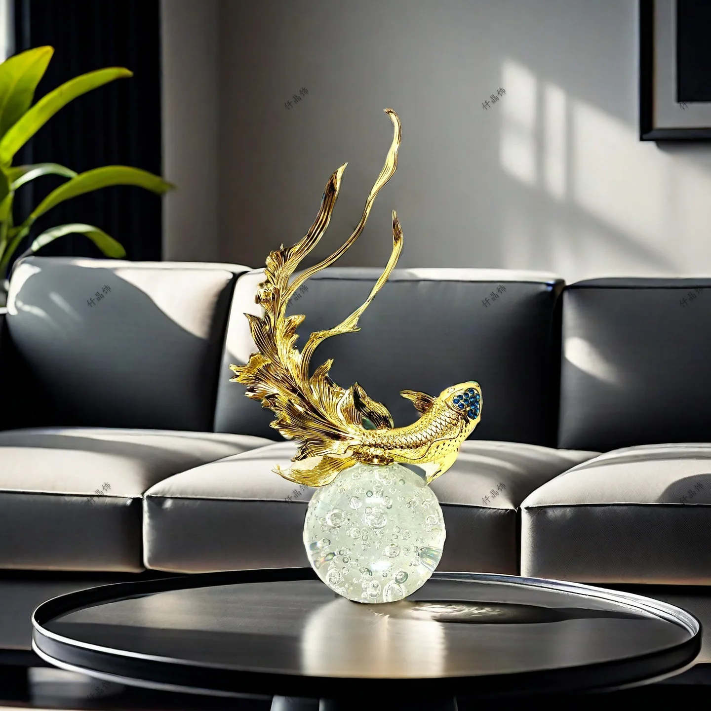 Living room wine cabinet high-end like a duck to water ornament TV cabinet high-end decoration desk lucky opening gift