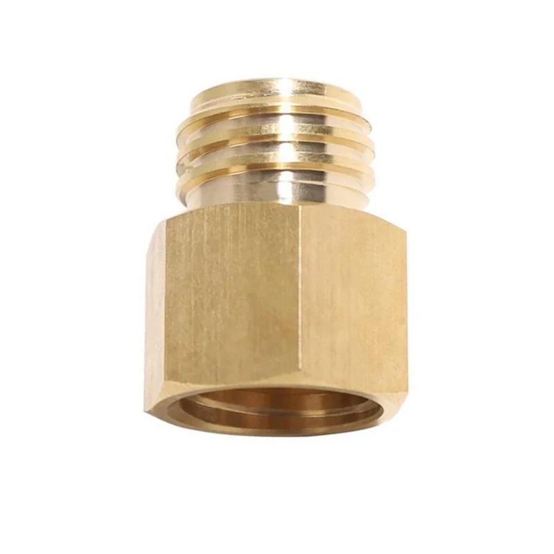 BAAO-Soda CO2 Gas Converter Adapter For Sodastream Tr21-4 Female To Tr21-3 Male Thread Quooker Cube Tank Output Copper