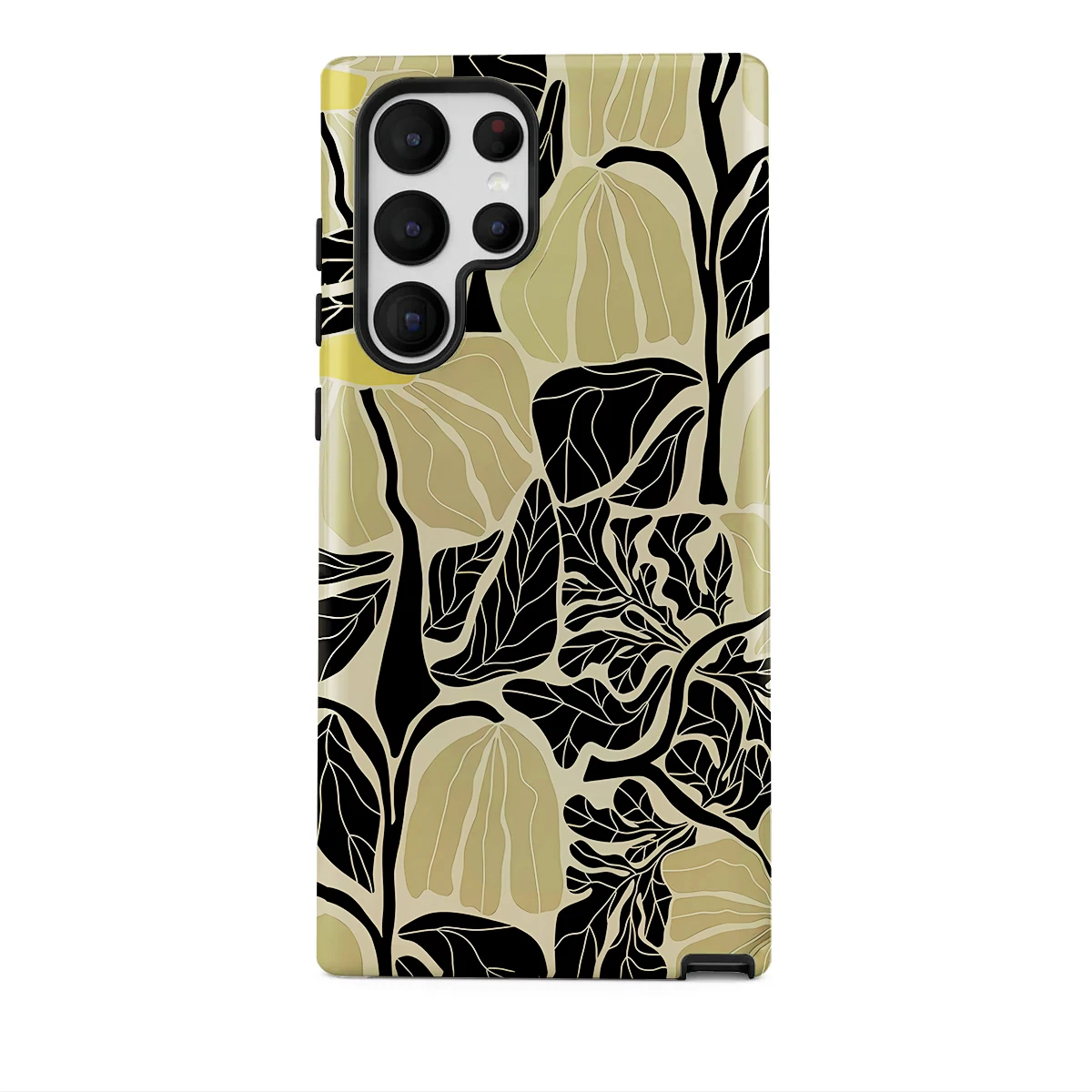 

Phone Case for Samsung S25 S24 S23 S22 A55 A54 A16 Ultra PRO Plus FE 5G Ink Painting Pattern Hard Acrylic Shockproof Cover Funda