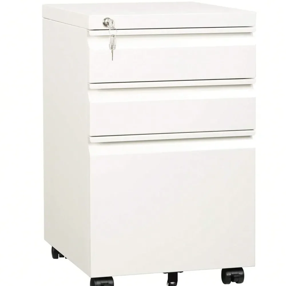 

Office Storage Cabinets And ShelvingCabinet, 3Drawer Mobile Filing Cabinet For Letter Legal Size, Under Desk Office Storage, Spa