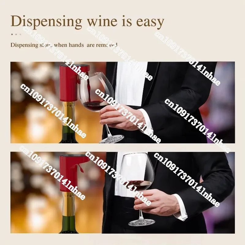 2024 New Portable Mini Automatic Wine Decanter Electric Wine Aerator and Wine Dispenser