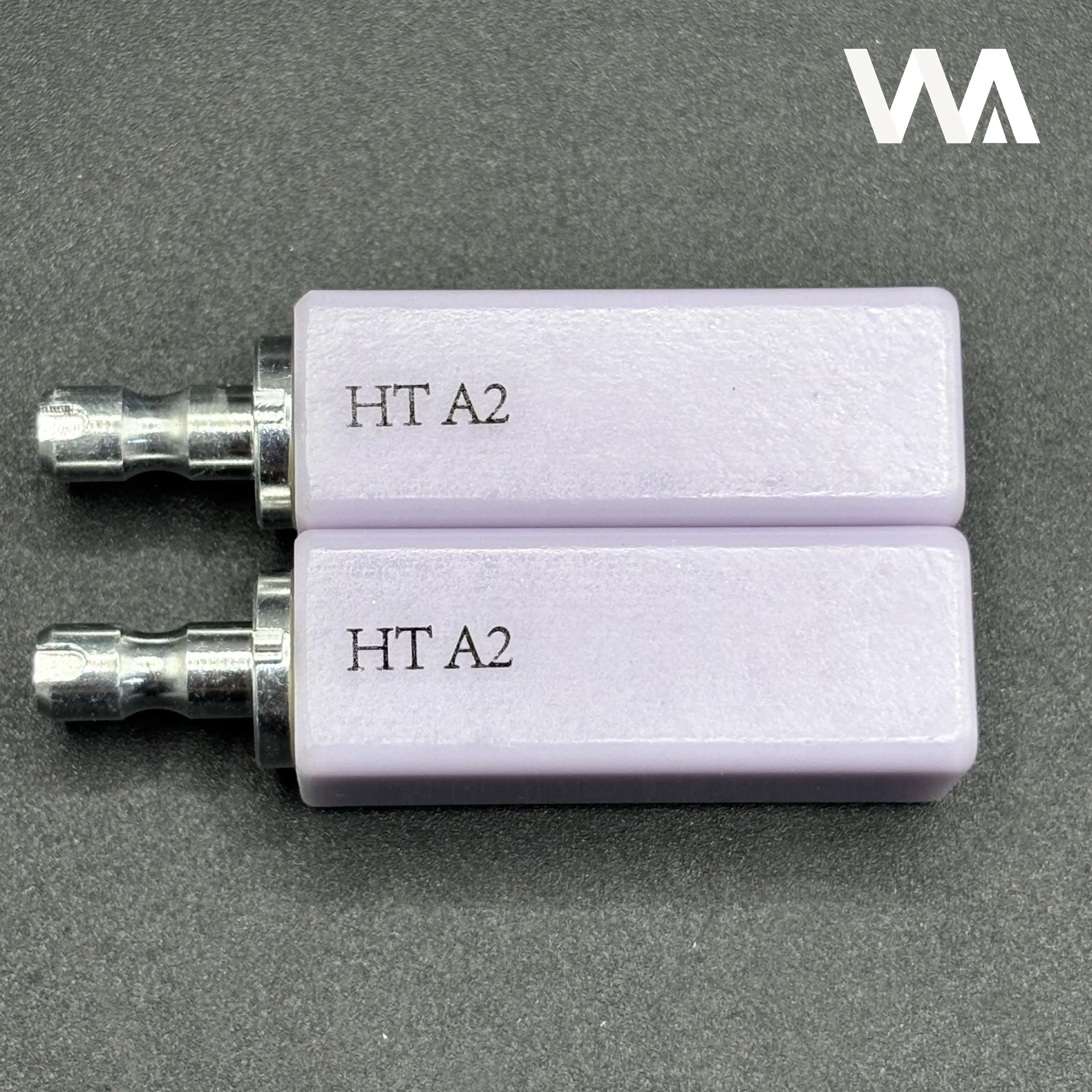 4 Pcs/Box Lithium Disilicate Block B40, Dental CAD CAM Glass‑Ceramic Block HT LT for Crown Veneer Inlay Onlay Restoration